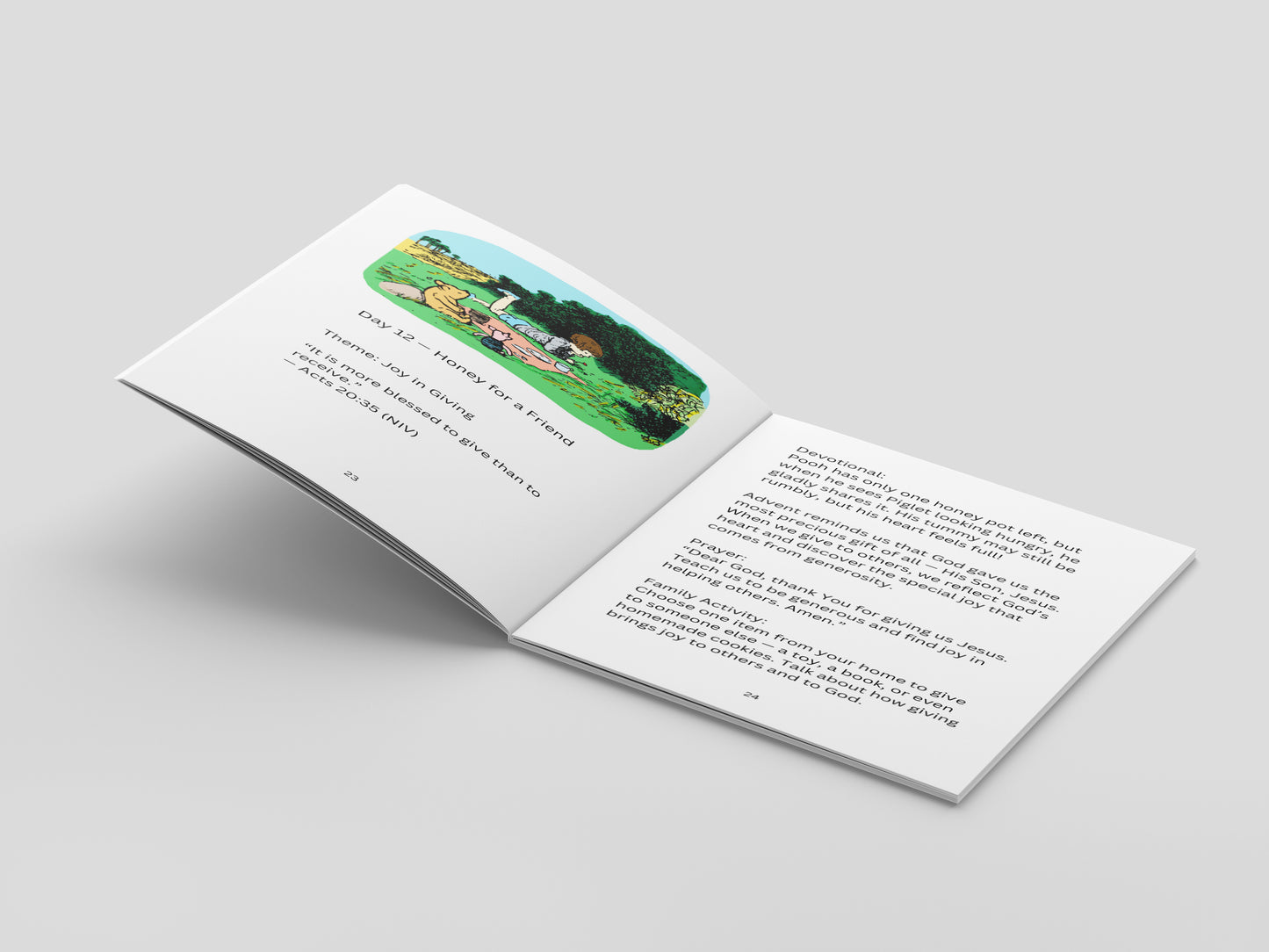 Winnie the Pooh: Advent Devotional (Paper Back)