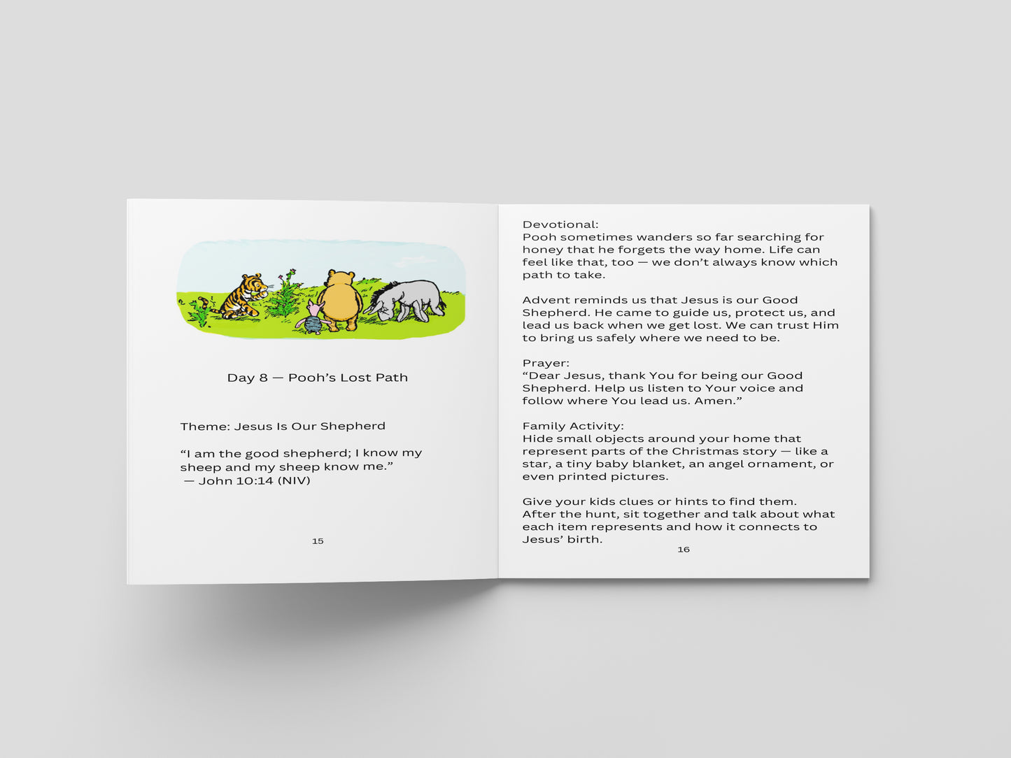 Winnie the Pooh: Advent Devotional (Paper Back)