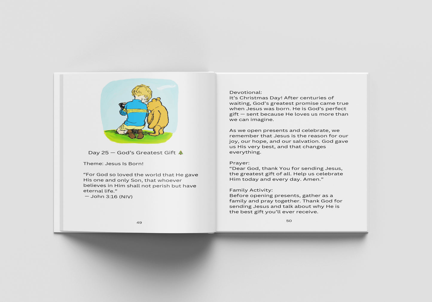 Winnie the Pooh: Advent Devotional (Paper Back)